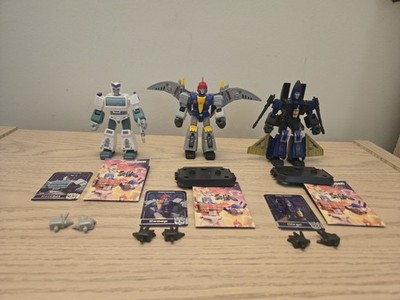 Transformers Blokees Galaxy Version 06 Dirge, Swoop and Shattered Glass Ratchet 