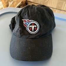 Vintage Tennessee Titans Drew Pearson NFL Game Day OSFM Blue Black Hat Cap