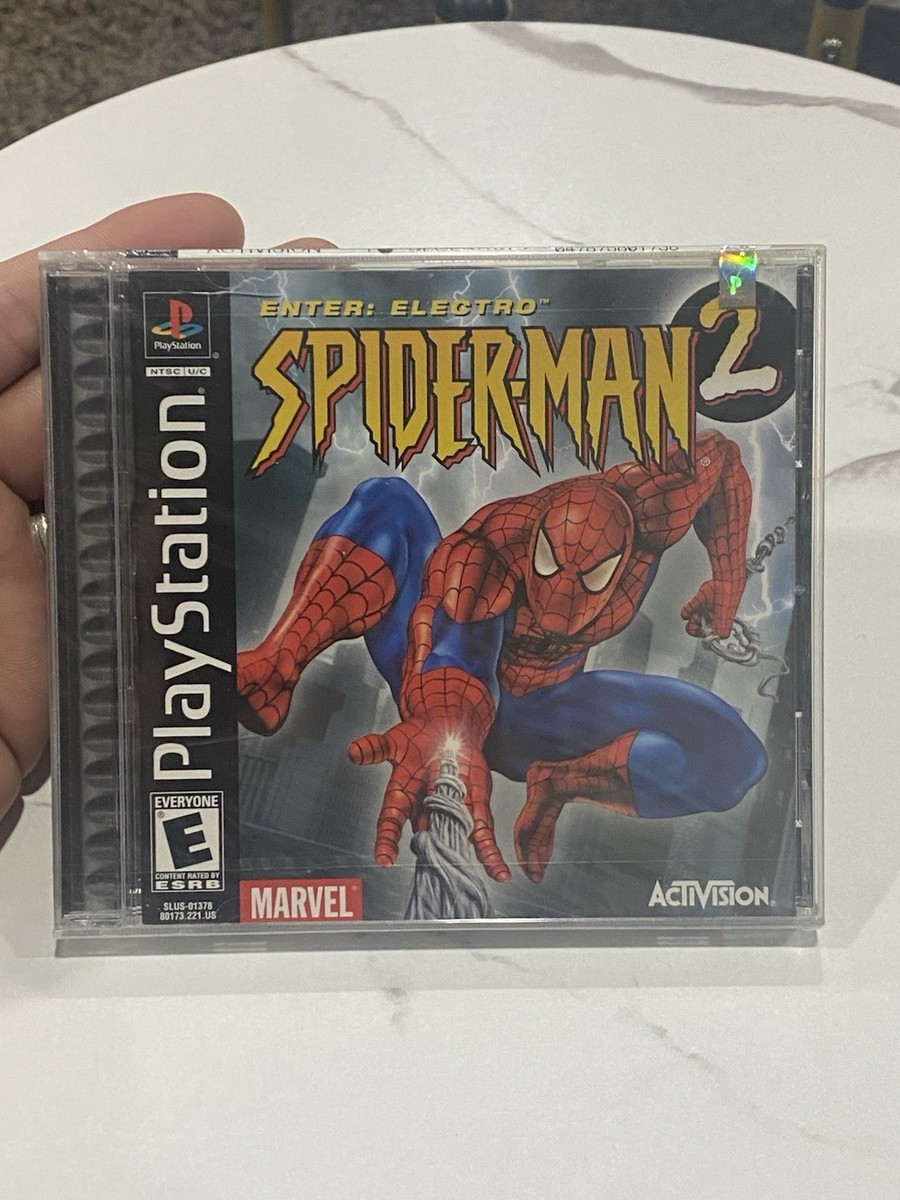 Spider-Man 2 -- Enter: Electro (Sony PlayStation 1, 2001) for sale