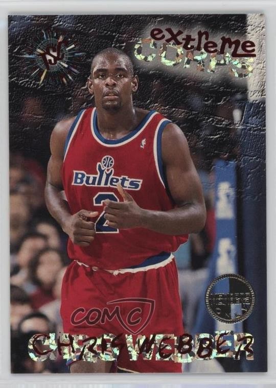 1995-96 Topps Stadium Club Members Only Chris Webber (Red Foil) #129 HOF 0hr4