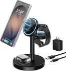 Magnetic Wireless Charger for Samsung, 3 in 1 Super Fast Charging Station Compat