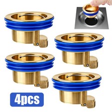 4PCS 42mm Brass Floor Drain Core Anti Odor Shower Floor Backflow Preventer Valve