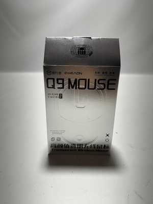 EWEADN Q9 Wireless Mouse Pink RGB Bluetooth & 2.4G USB Silent Clicks
