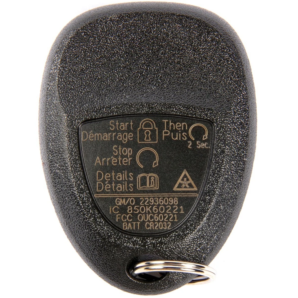 Chaveiro 22936098 AC Delco para Chevy Express Van SaVana Yukon Suburban 3500 GMC - Imagem 2 de 2