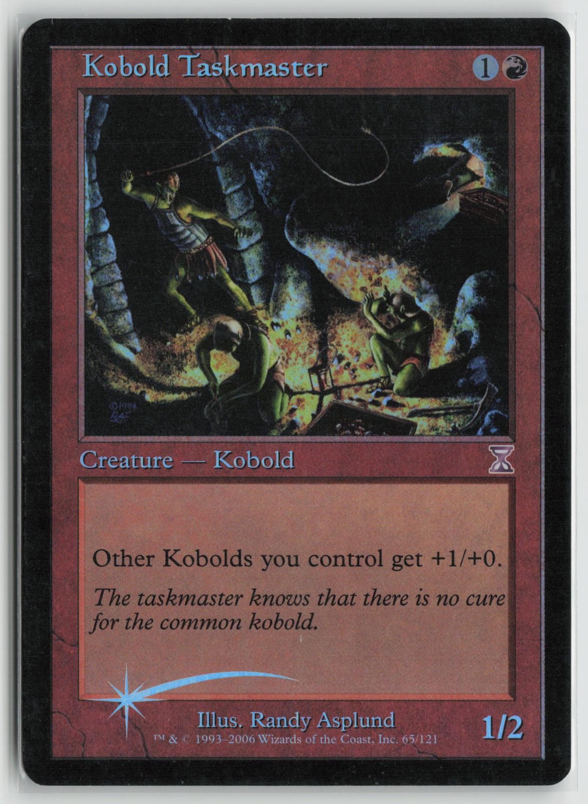 Kobold Taskmaster Lightly Played Foil 65 Timeshifted MTG