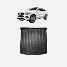 For MERCEDES GLE COUPE C292 15-19 RUBBER TPE REAR BOOT LINER RAISED TRAY MATT