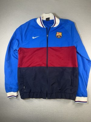 Nike FC Barcelona 2021/22 Pre-Match Full-Zip Soccer Track Jacket