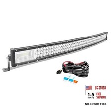 42 inch 106.8 cm 540W Curved LED Light Bar 7D Lens Spot Flood Beam Triple Row