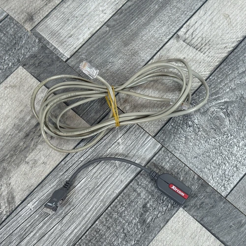 Xircom 10/100 Base-TX Ethernet Modern Dongle PCMCIA Cable Retro Working