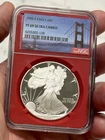 1992-S $1 American Silver Eagle Proof Coin NGC PF69 Red Core Golden Gate Label