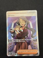 Pokémon TCG Drasna Surging Sparks Full Art Trainer Holo Card 231/191