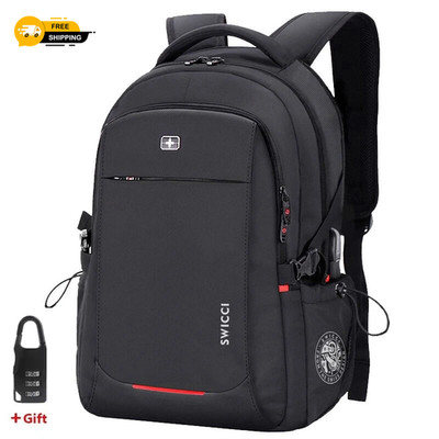 Reise 16 17,3 Zoll Laptop Schweizer Rucksack USB Aufladen Diebstahlsicherung Business Lugga