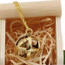 Collana genesa Crystal ottone con quarzo ialino