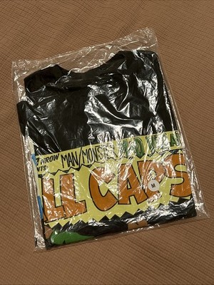 MF Doom Madvillain All Caps Shirt Mens New Medium Graphic Tee Black Hip Hop