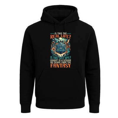 Is This The Real Life IS This Just lustiger Witz Kapuze Party Sweatshirt Herren Hoodie