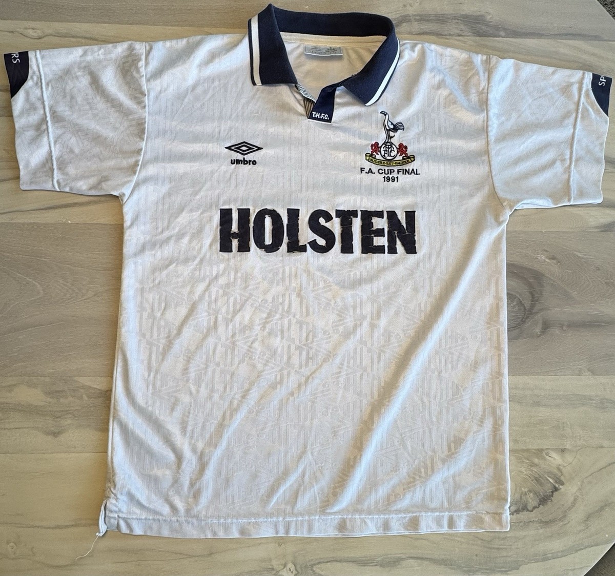 トッテナム　アンブロ　91年　facup umbro TOTTENHAM HOTSPUR repli kit FA CUP FINAL 1991 vintage