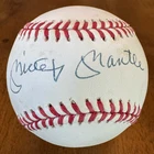 Mickey Mantle Signed Autographed American League Baseball Ball JSA LOA Yankees