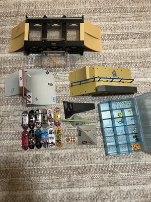 Tech Deck Full Set - Boards, Jumps, Storage Container, And Extra Parts/tools