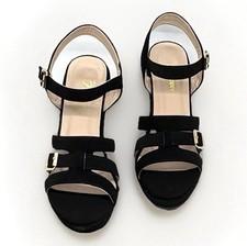 Women's Black Pageant Dress Evening  Party Shoes size 9