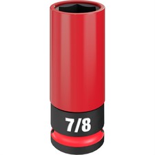 Milwaukee Tool SHOCKWAVE Impact Duty 1/2 Drive 7/8" SAE Lug Nut Wheel Socket