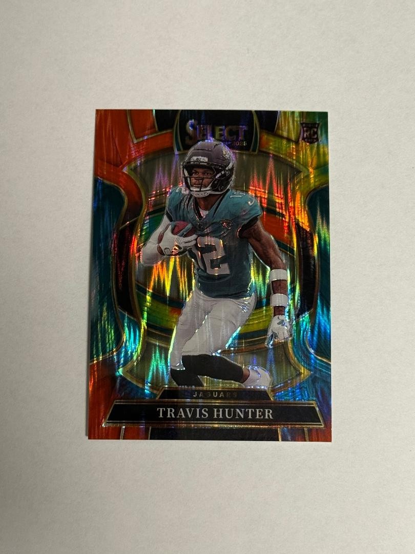 2025 Panini Select - Concourse Level Travis Hunter #28 Tie-Dye Prizm 04/25 (RC)