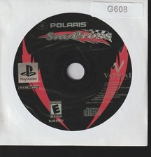 Polaris SnoCross Sony PlayStation 1 Sleeved Video Game Disc Only