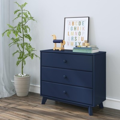 3 Drawer Dresser, Blue | eBay