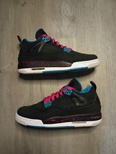 Size 5.5 - 2012 Jordan 4 Retro Black Vivid Pi...