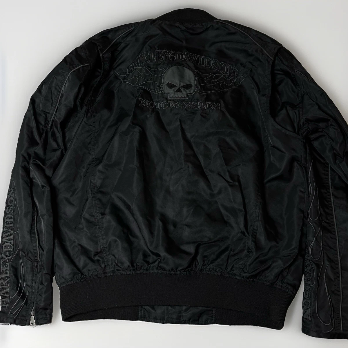 harley davidson bomber jacket products for sale | eBay