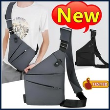 New Multifunction Chest Bags Anti Theft Single Crossobdy Bags for Men Waterproof