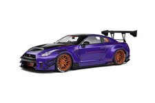 Solido 1:18 Nissan GT-R (R35) W/Liberty Walk Body KIT 2.0 Purple 2022, Purple
