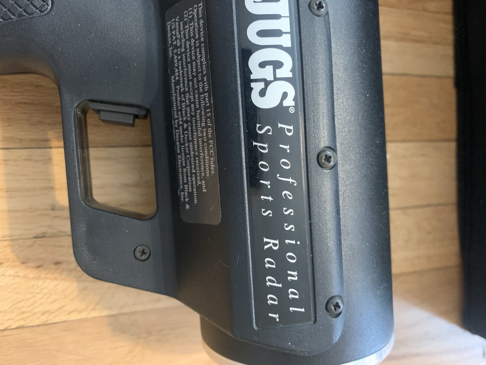 JUGS PROFESSIONAL SPORTS RADAR GUN w/ CASE, Batteries, Charger, Tested Works!!