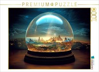 Calvendo Puzzle Mountain Landscape In A Glass Sphere | 1000 Pieces, Finished Siz