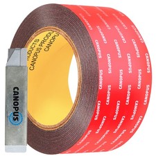 CANOPUS 5952 Double Sided Mounting Tape 2 in x 15 ft Black Made in USA