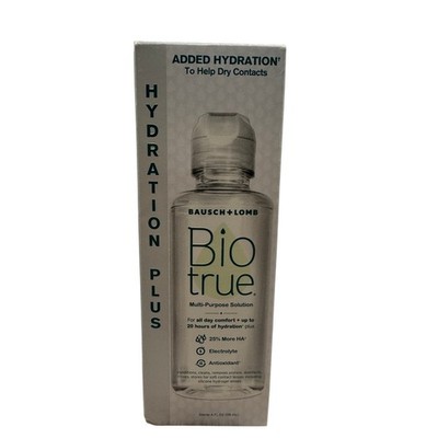 Bausch + Lomb Biotrue Hydration Plus Multi-Purpose Solution 4 FL. OZ / 118mL NWB