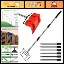 8 Ft Edge Protector Extension Handle - V-Shaped Corner Guard Pole, Detachable Ro