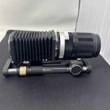 Focabell Miranda SLR System Bellows 633770 w 135mm f/ 1:2.8 Camera Lens CLEAN   