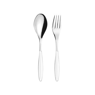 Guzzini Serving Set 9.8''L Cutlery Feeling White Stainless Steel