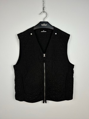 Schwarze Stone Island Shadow Project Weste