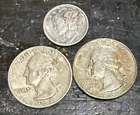 1964 1962 Washington Quarter 1945-D Mercury Dime