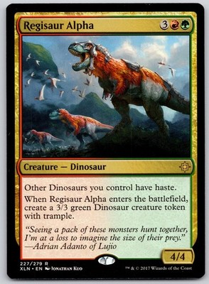 Regisaur Alpha 227 Rare Ixalan Magic: The Gathering Lightly Played