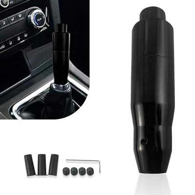  Car Modified Gear Lever, 5.7'' Racing Decorative Alloy Easy-Grip 1 PC Black