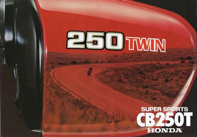 1978 HONDA CB250T SUPER SPORTS ROAD BIKE 8 Page Motorcycle Sales