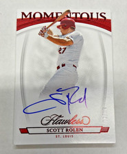 2023 PANINI - FLAWLESS SCOTT ROLEN AUTO MOMENTOUS  #08/20 NO. MA-SR