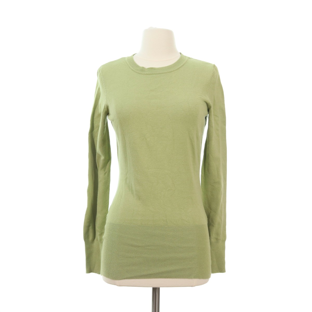 CAbi Women's Green Lime Crewneck Elastic Waist Sweater #708 Size