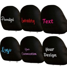 For Chevrolet Personalized Car Truck Headrest Cover Custom Embroidered