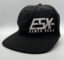 ESX 360 Esports Gamer Gear Youth Baseball Hat Snapback Cap Black Adjustable