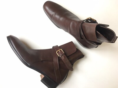 ysl brown boots