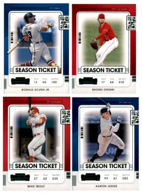 2021 Panini Contenders Green Foil Parallels - Pick & Choose! MLB Baseball Cards