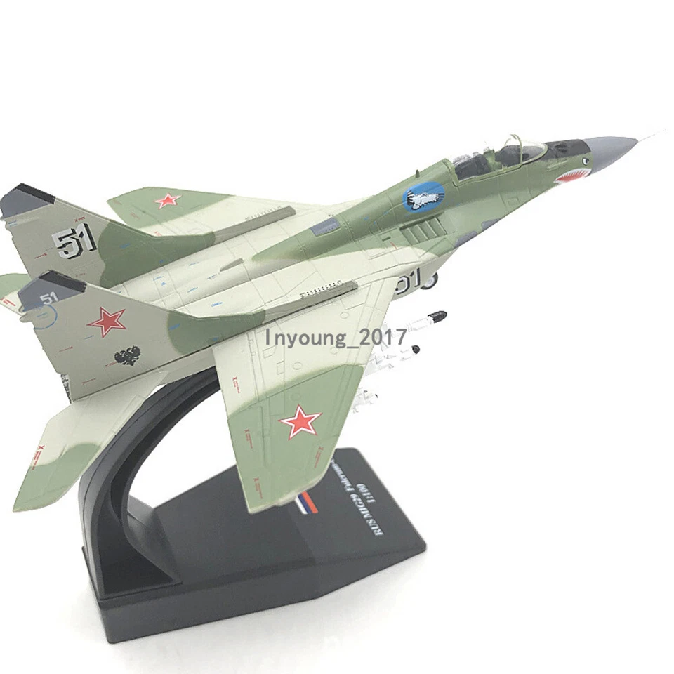 1:100 Mikoyan MiG-29 Fulcrum-C 1977 Russian Model Diecast Metal Airplane Model - Image 3 of 4